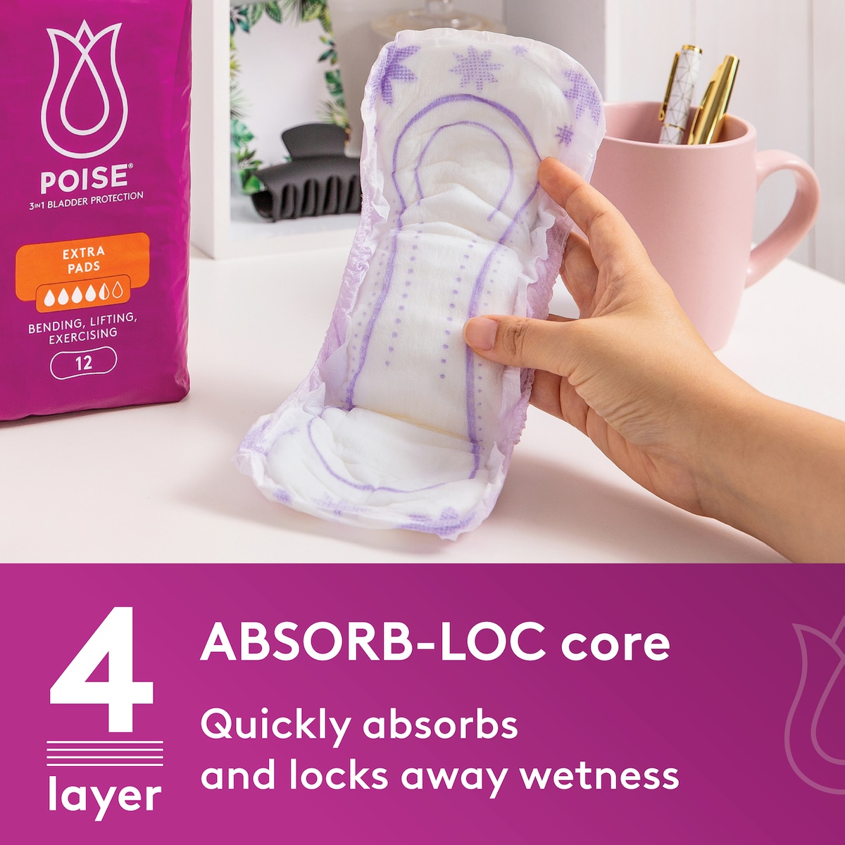 Poise Pads Super 28 Pack