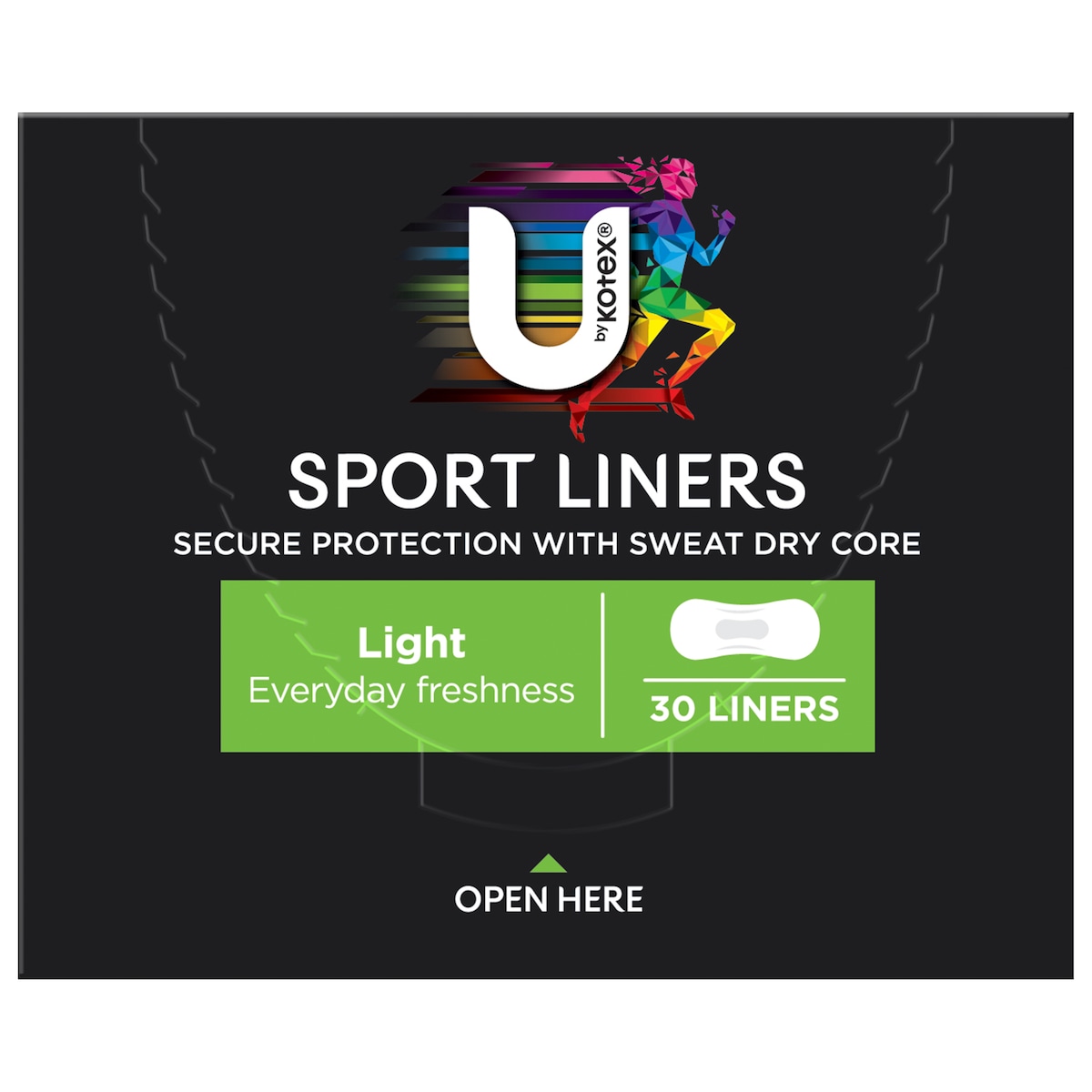 U by Kotex Sport Liners 30 Pack