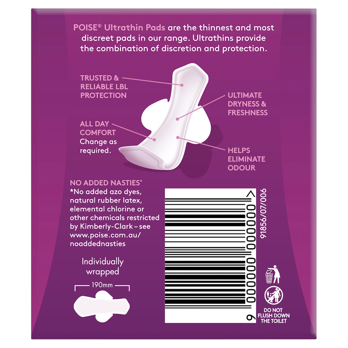 Poise Pads Ultrathins Regular with Wings 14 Pack