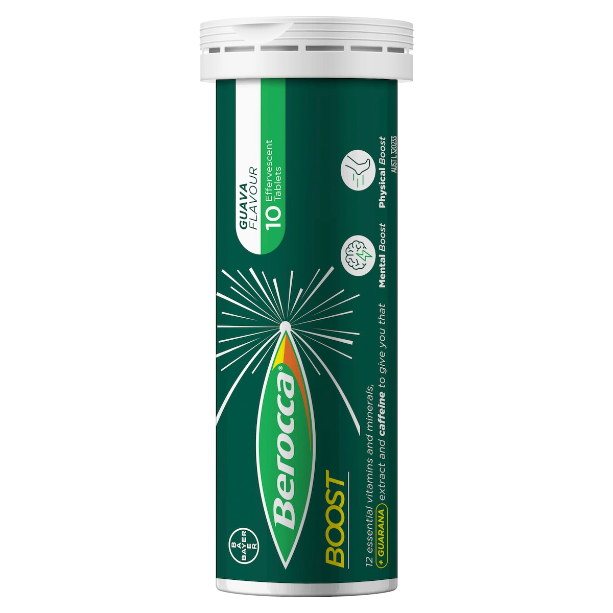 Berocca Boost Guava Effervescent Tablets 20 Pack