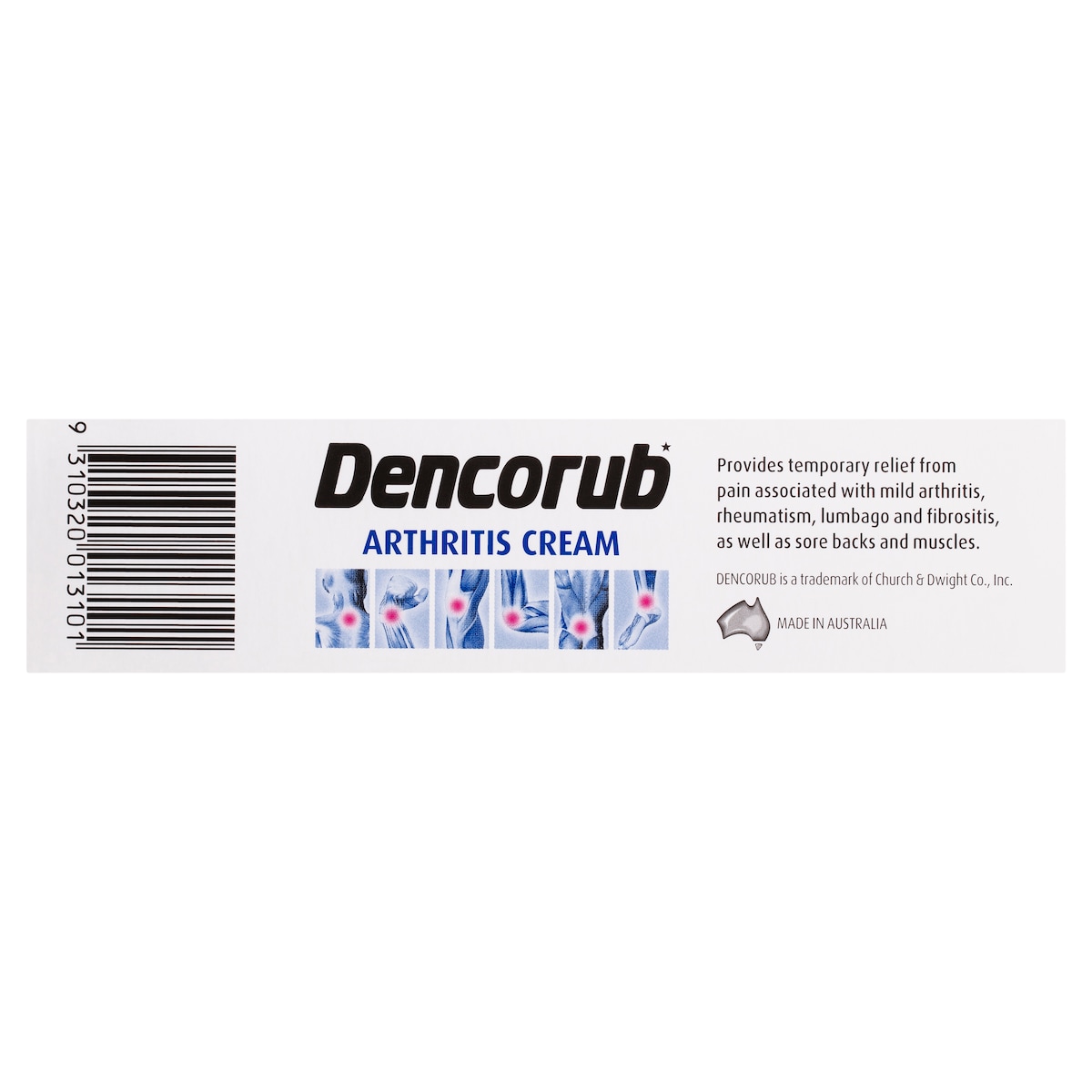 Dencorub Arthritis Pain Relief Cream 100g