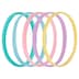 Lady Jayne Pastel Snagless Elastomer Elastics 1cm 50 Pack