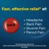 Advil Fast Pain Relief 24 Tablets