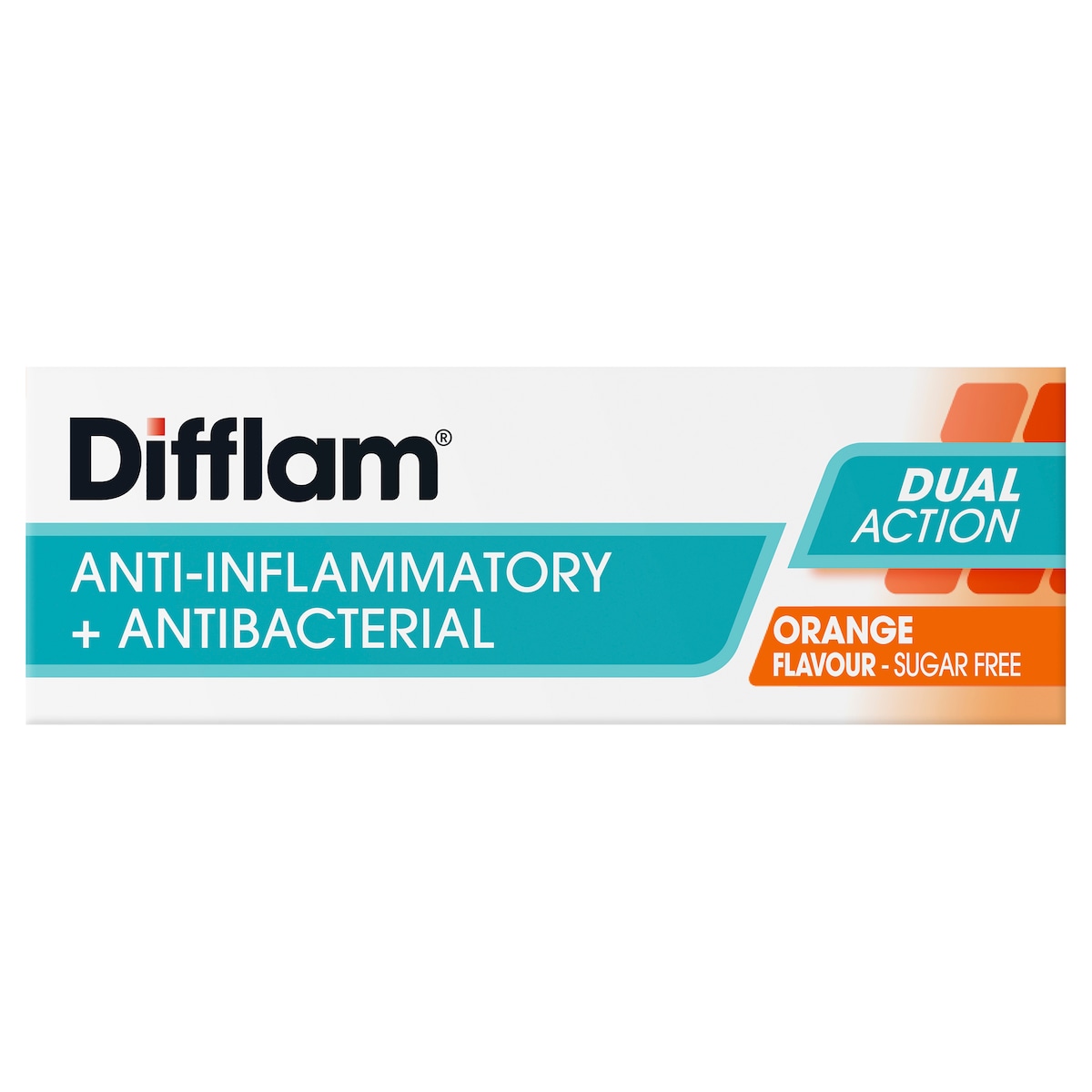 Difflam Sore Throat Lozenges Sugar Free Orange 16 Pack