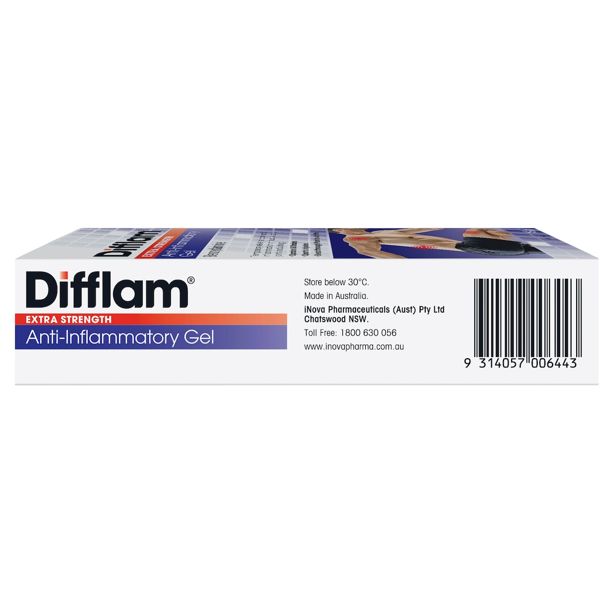 Difflam Extra Strength Anti-Inflammatory Gel 75g