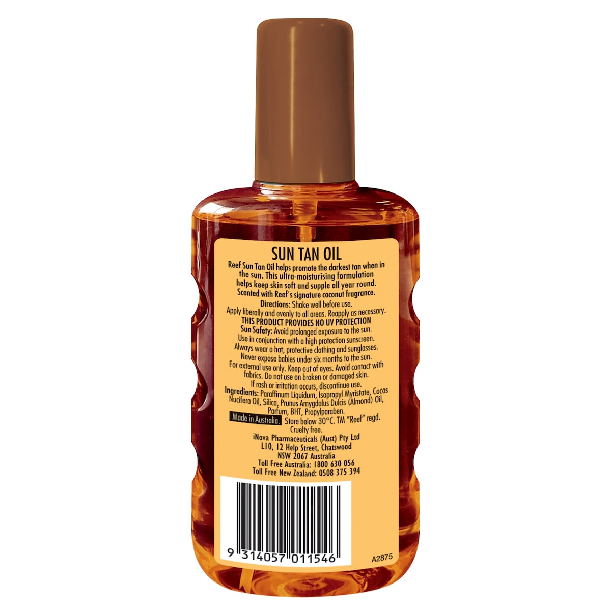 Reef Coconut Sun Tan Oil Spray 220ml