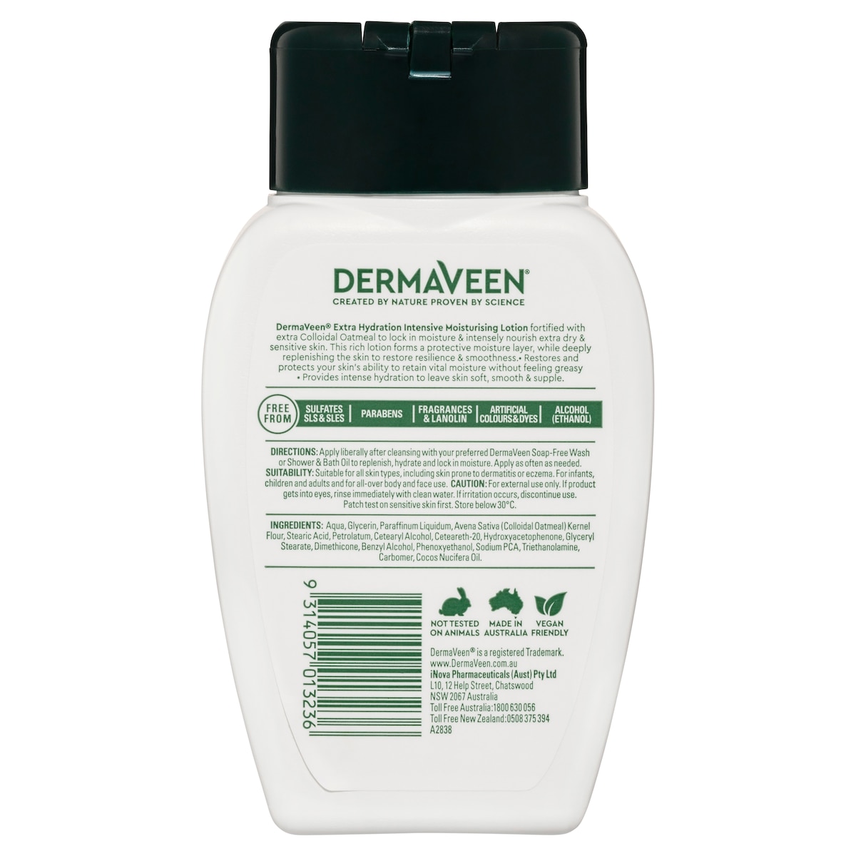 DermaVeen Extra Hydration Intensive Moisturising Lotion 250ml