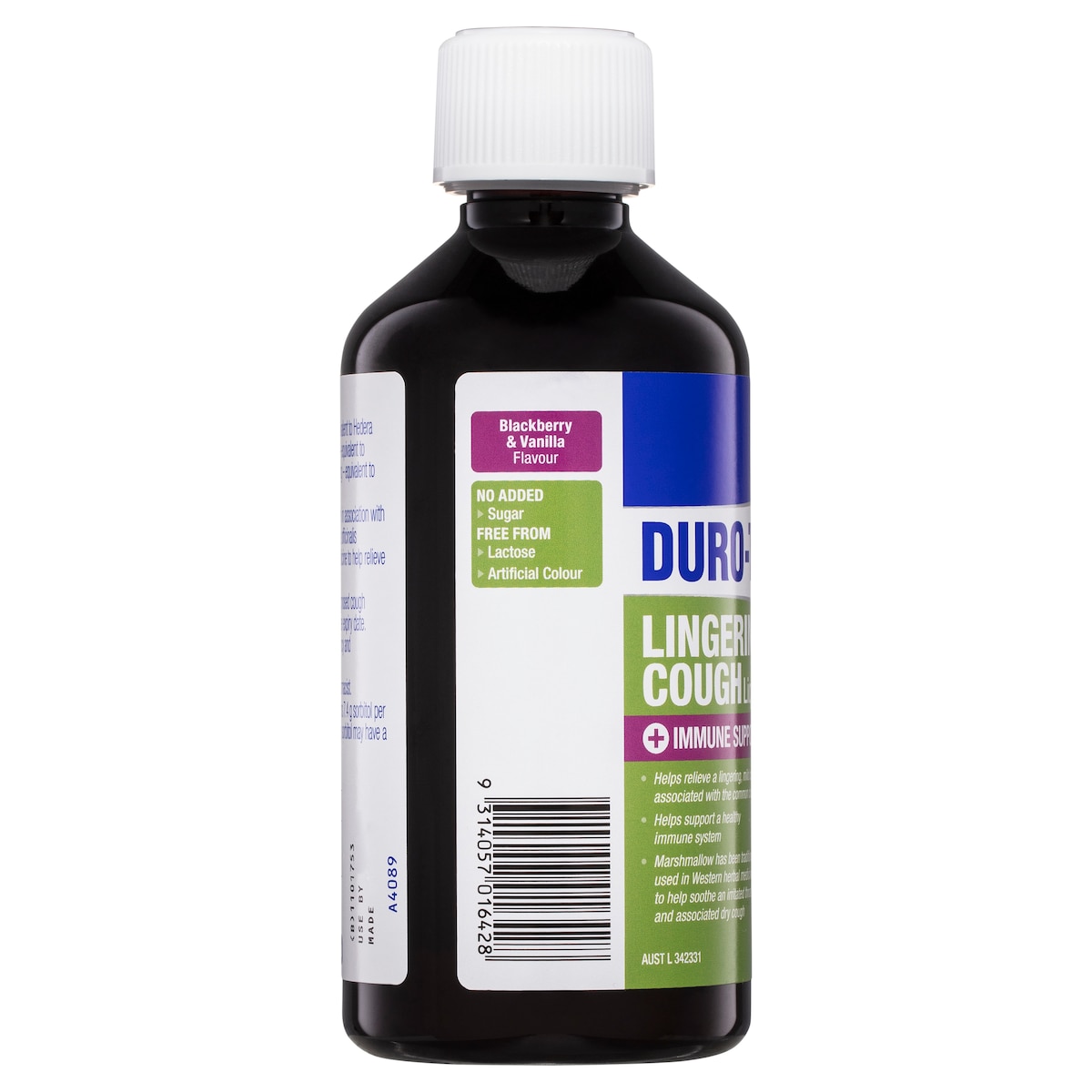 Durotuss Lingering Cough + Immune Support Liquid 350ml