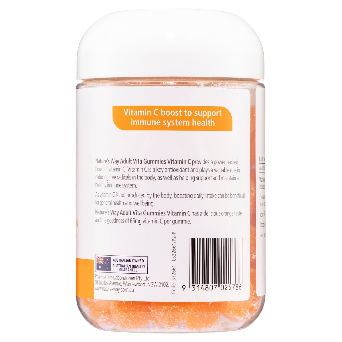 Natures Way Adult Vita Gummies Vitamin C 120 Pack