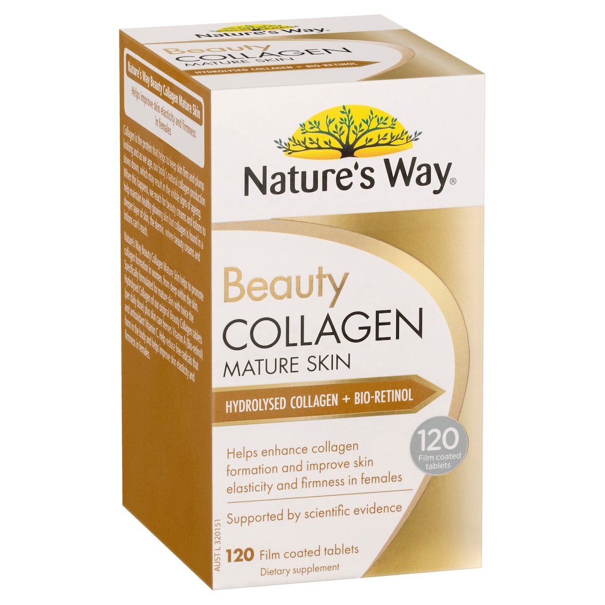 Natures Way Beauty Collagen Mature Skin 120 Tablets