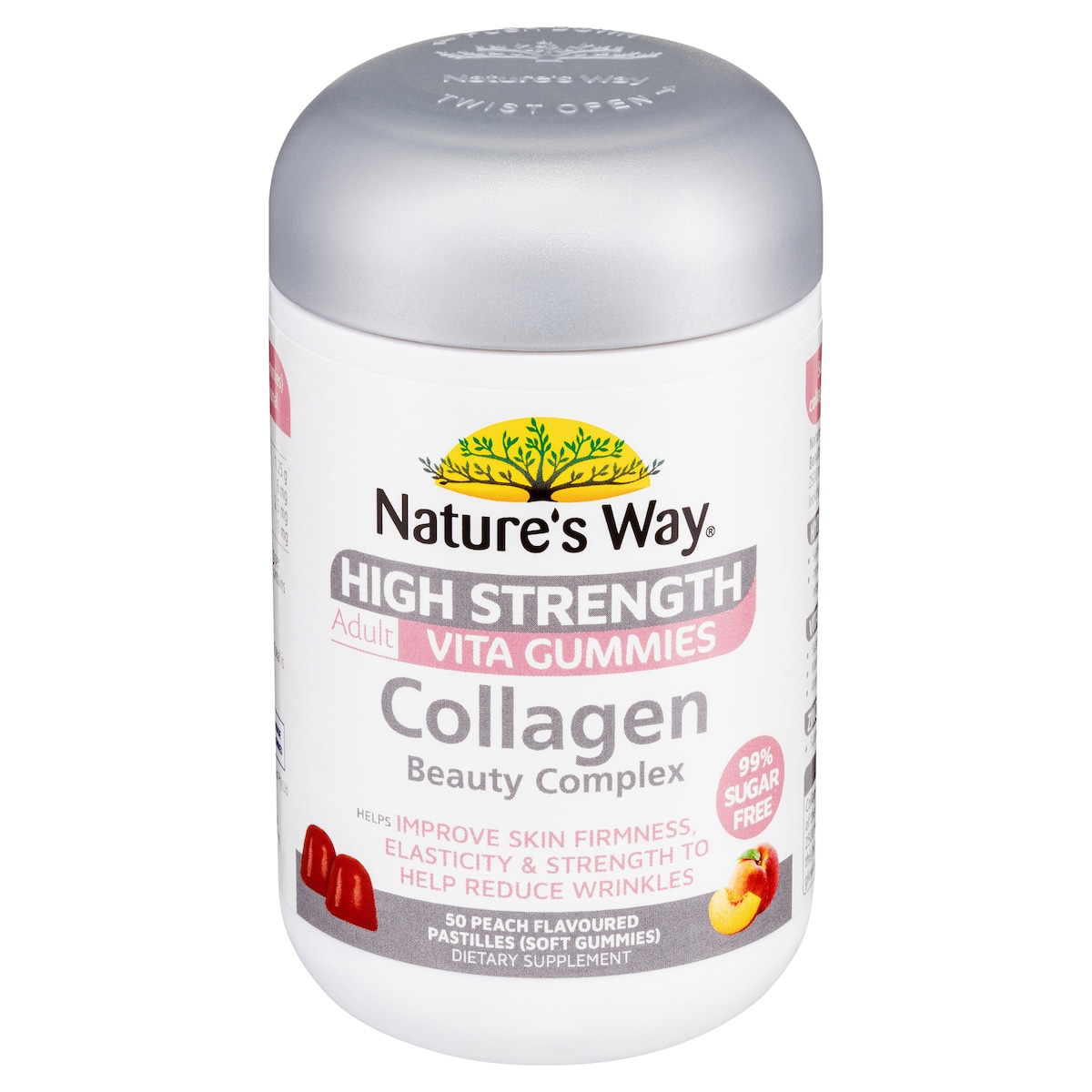 Natures Way High Strength Adult Vita Gummies Collagen Beauty Complex 50 Pack