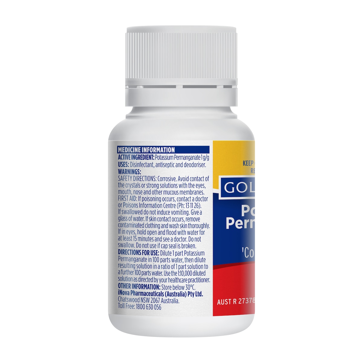 Gold Cross Potassium Permanganate 50g