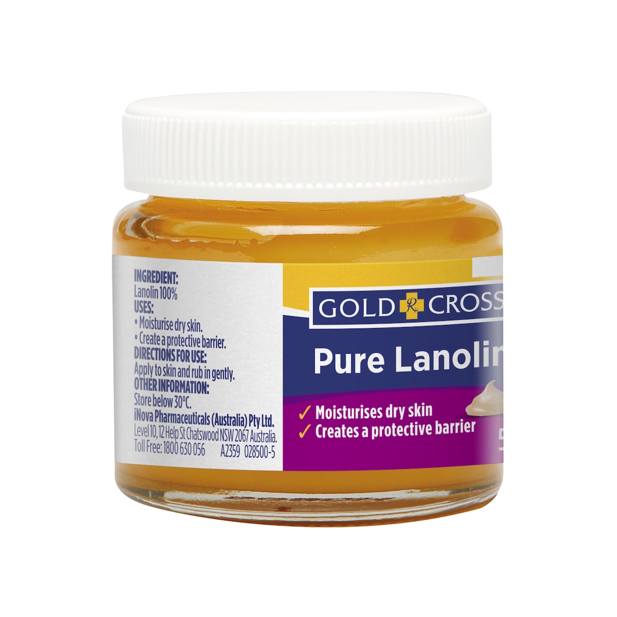 Gold Cross Pure Lanolin 50g