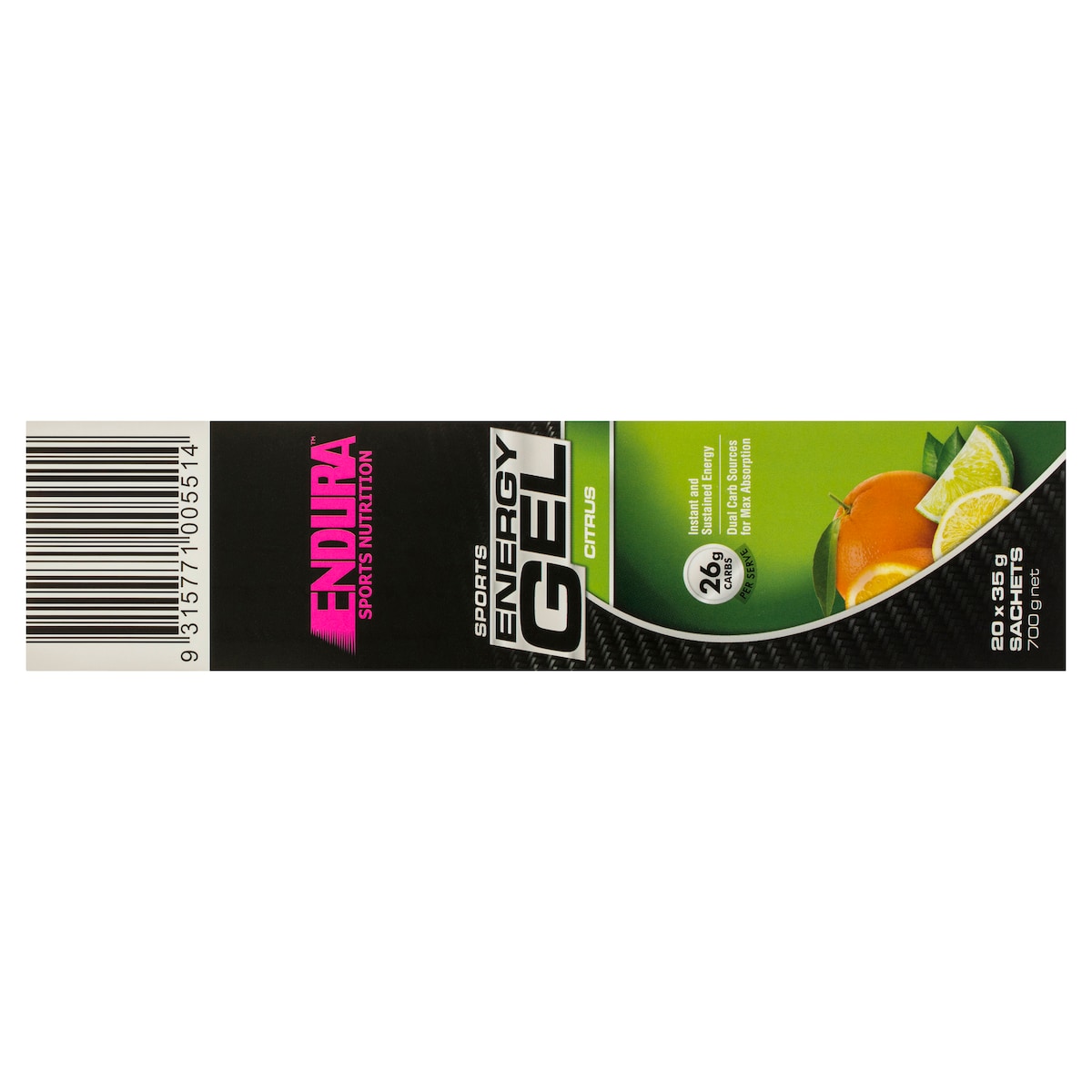 Endura Sports Energy Gel Citrus 35g