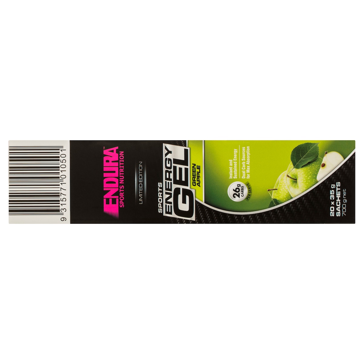 Endura Sports Energy Gel Green Apple 35g