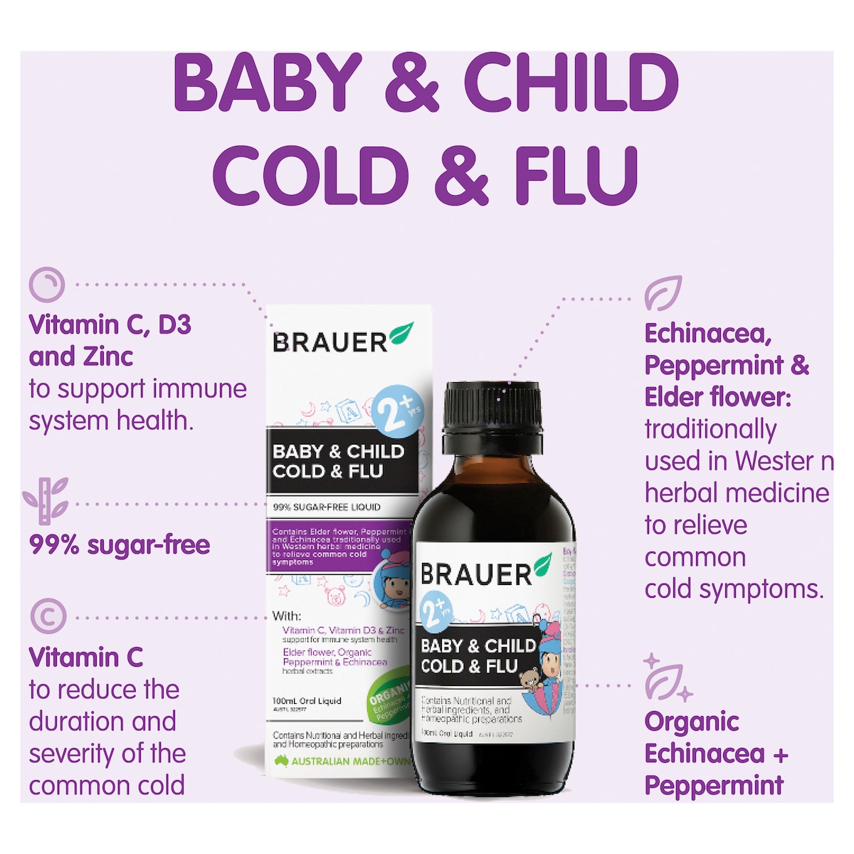 Brauer Baby & Child Cold & Flu 100ml