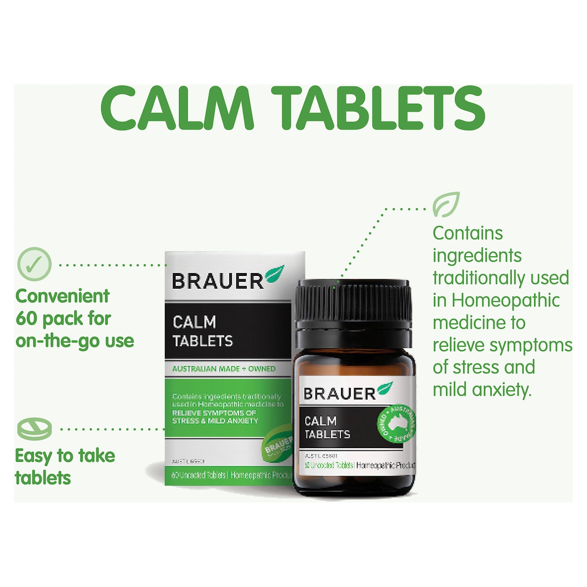 Brauer Calm 60 Tablets