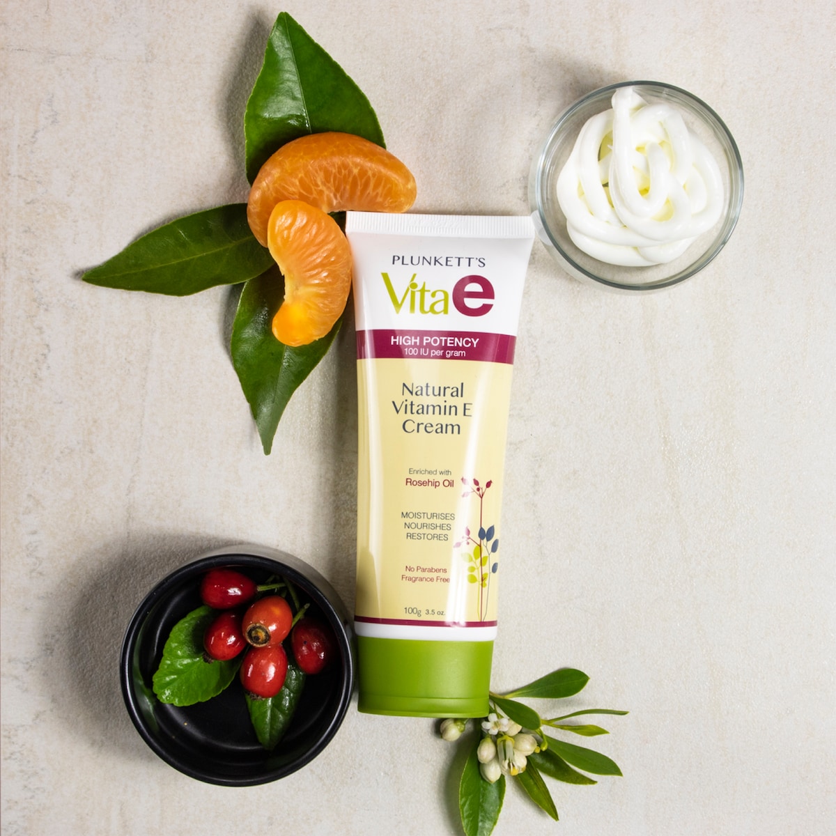 Plunketts VitaE Natural Vitamin E Cream 100g