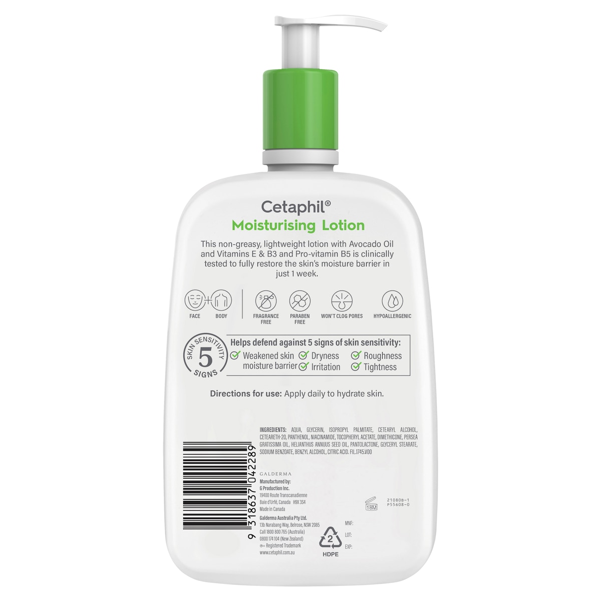 Cetaphil Moisturising Lotion 1 Litre