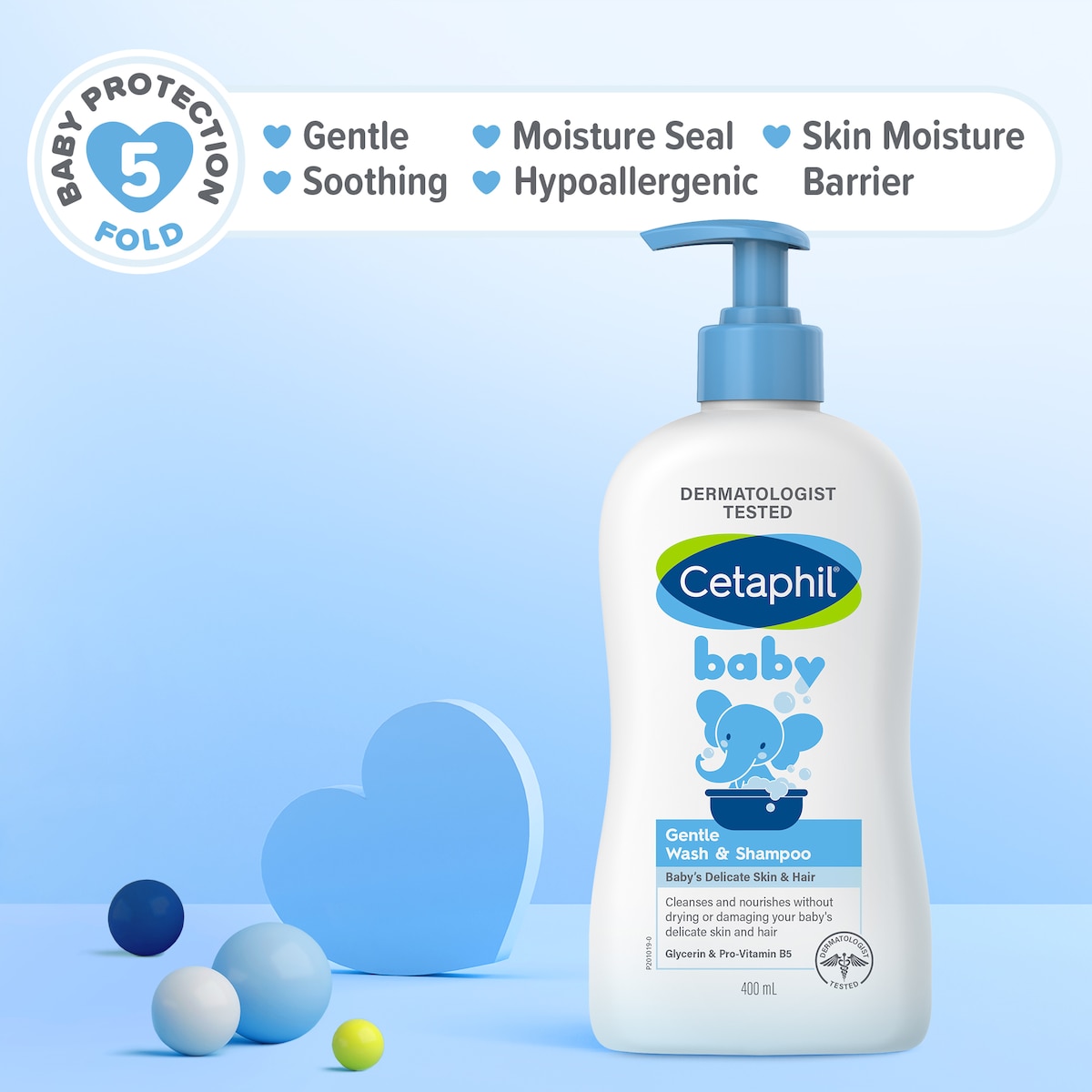 Cetaphil Baby Gentle Wash & Shampoo 400ml