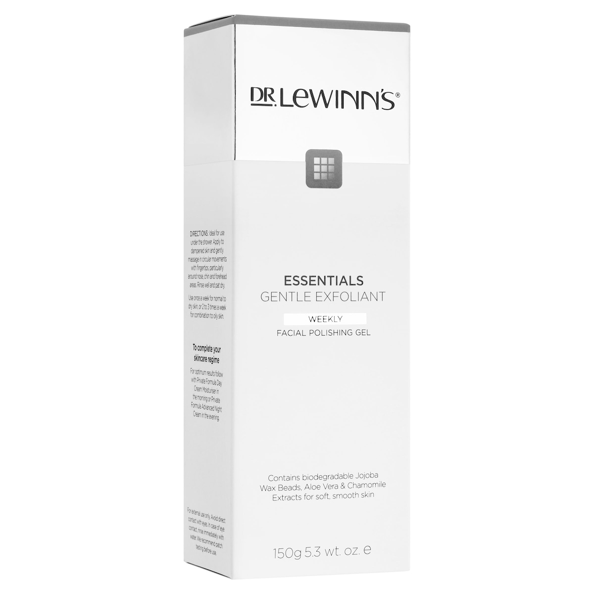 Dr Lewinns Facial Polishing Gel Gentle Exfoliant 150g