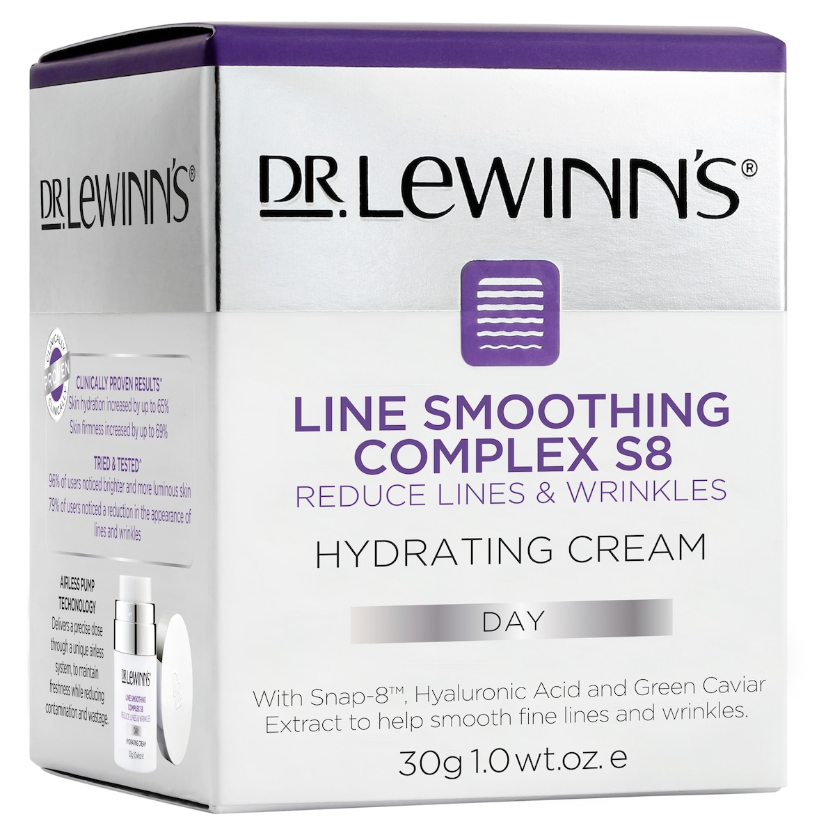 Dr Lewinns Line Smoothing Complex S8 Hydrating Day Cream 30g