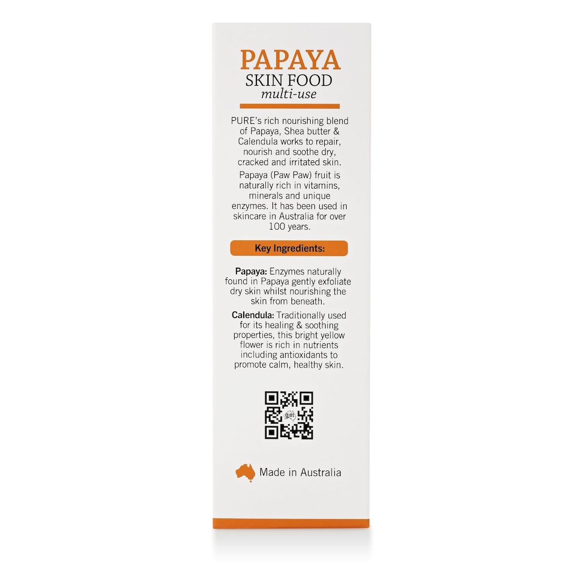 P'ure Papayacare Papaya Skin Food MultiUse 75G