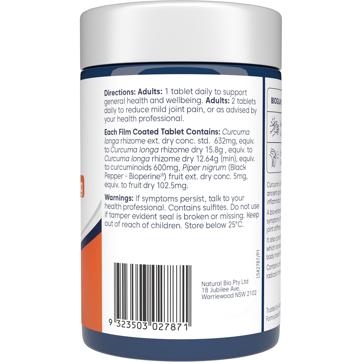 Bioglan Clinical Curcumin 90 Tablets