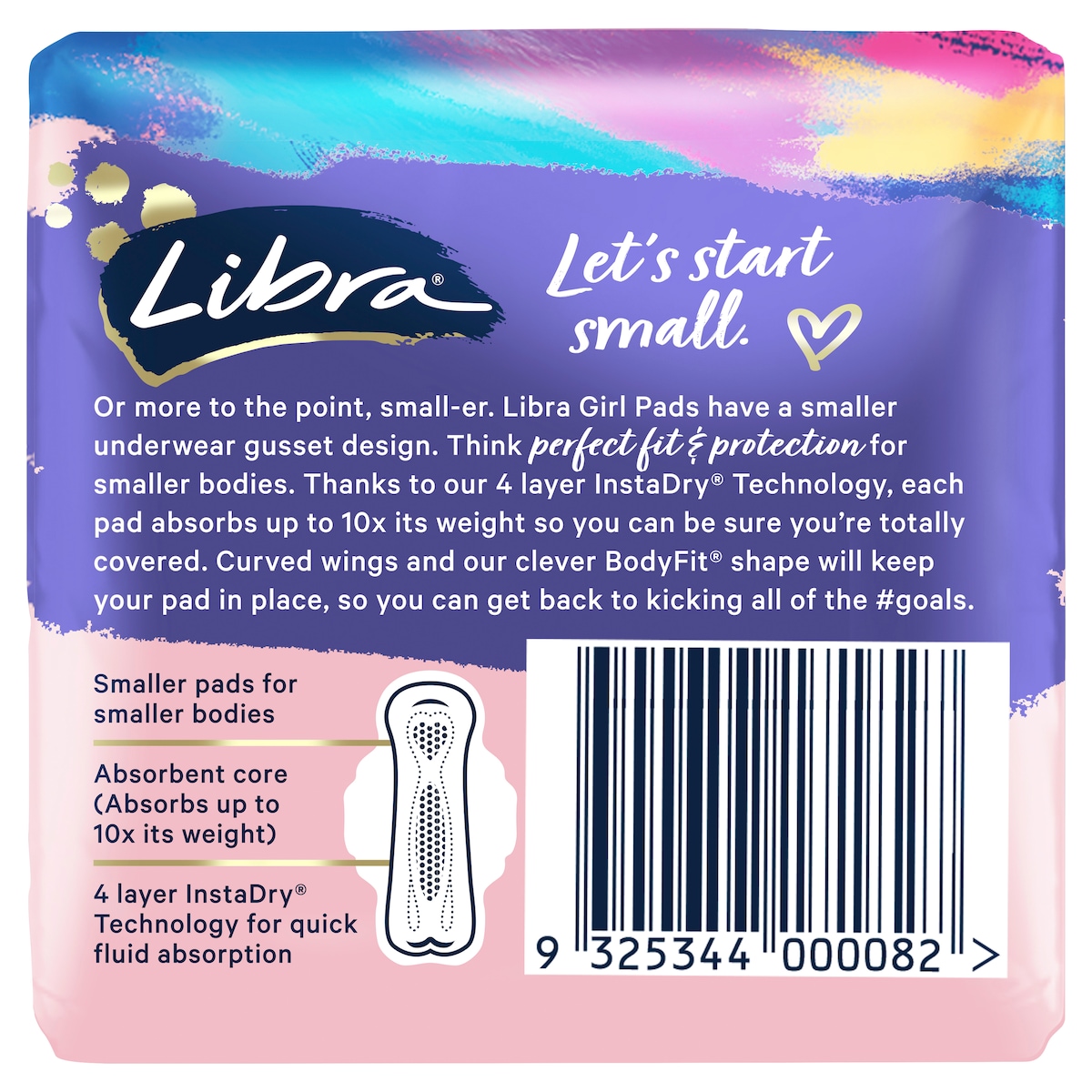 Libra Girl Regular Pads with Wings 12 Pack