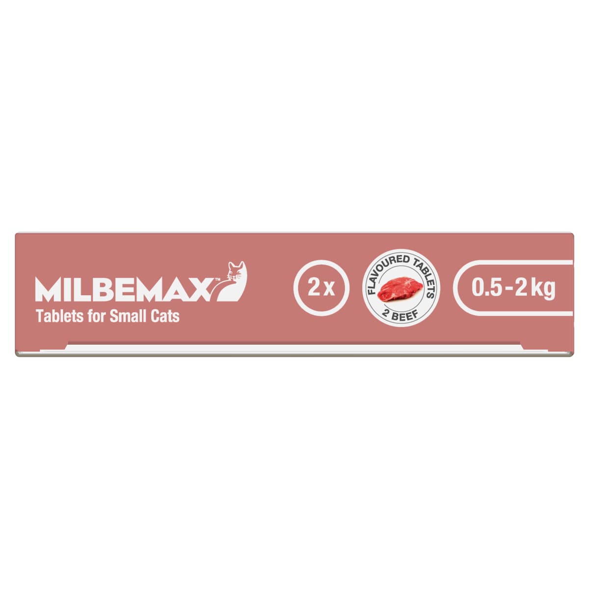 Milbemax All Wormer For Small Cat 0.5-2kg Pink 2 Pack