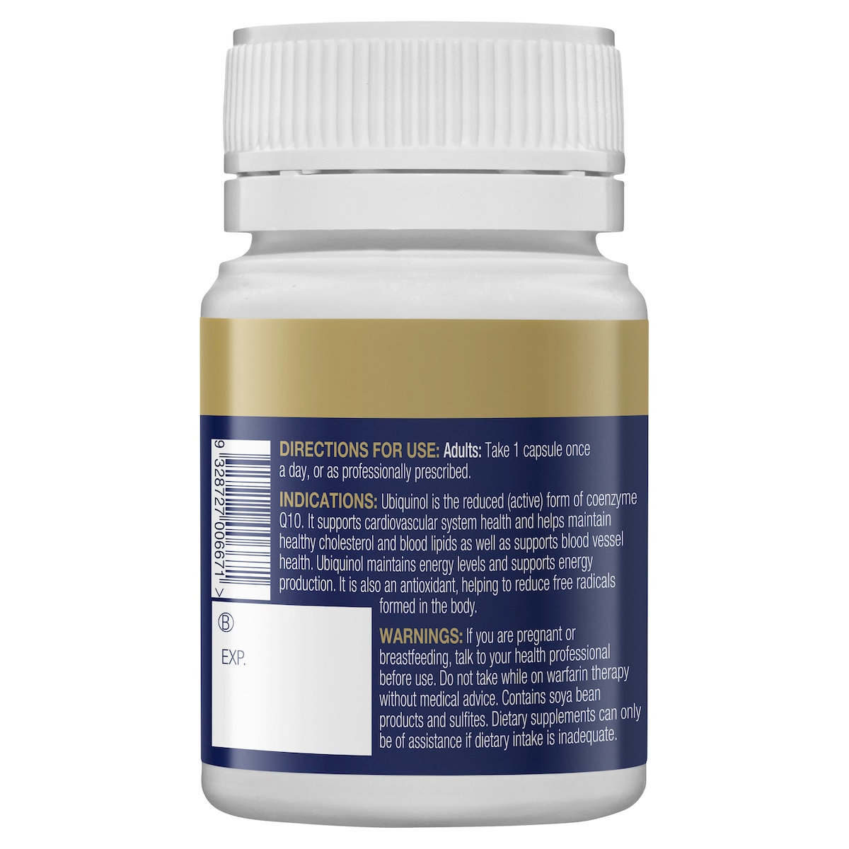 BioCeuticals Ubiquinol BioActive 150mg 30 Capsules