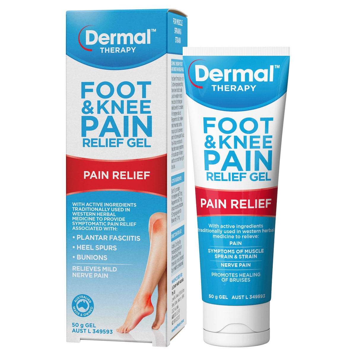 Dermal Therapy Foot & Knee Pain Relief Gel 50g