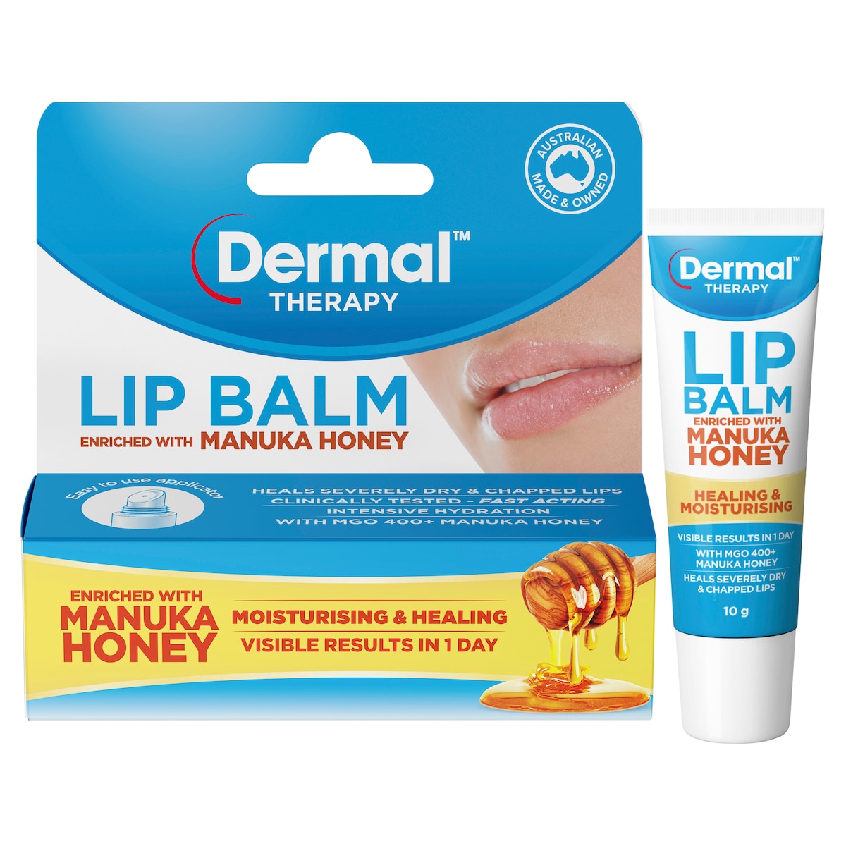 Dermal Therapy Lip Balm Manuka Honey 10g