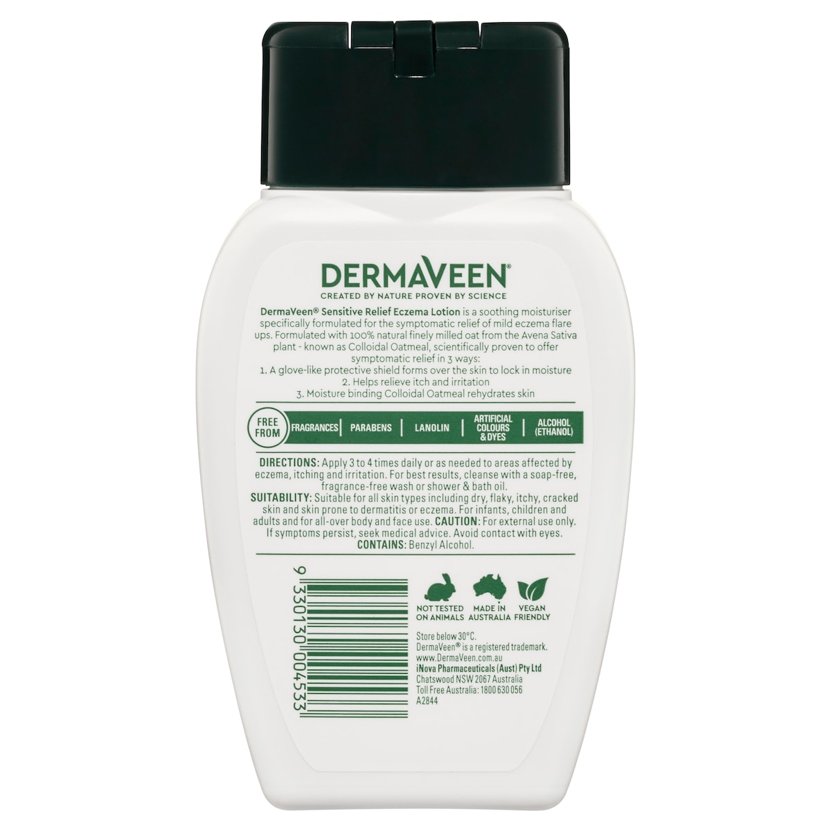 DermaVeen Sensitive Relief Eczema Lotion 250ml