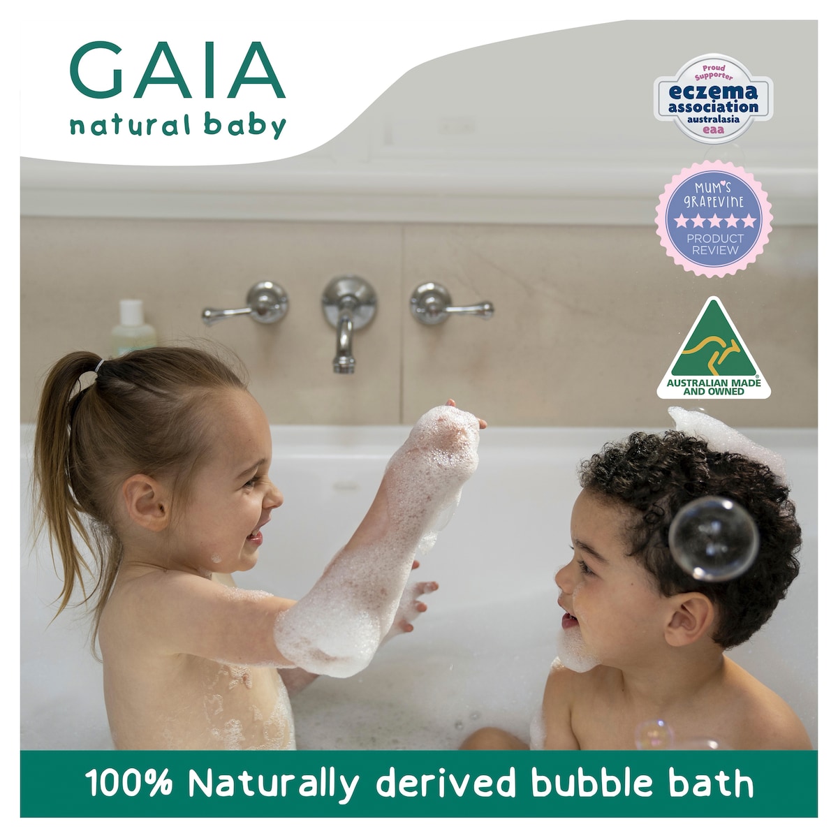 Gaia Natural Baby Sleeptime Bubble Bath 250ml