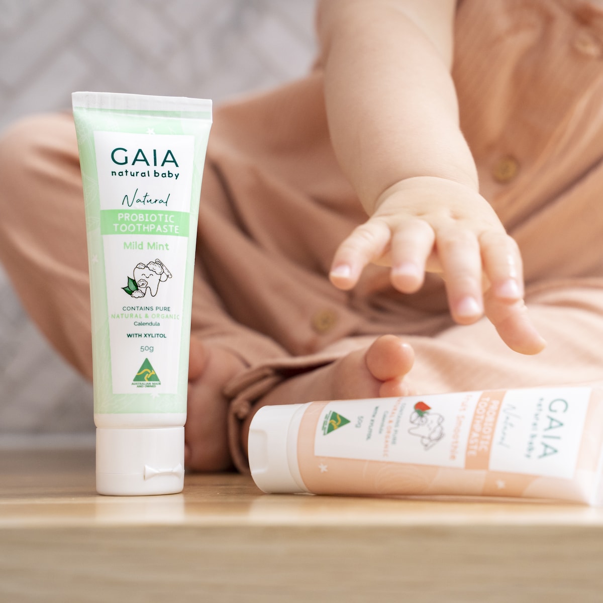 Gaia Natural Baby Mild Mint Toothpaste 50g