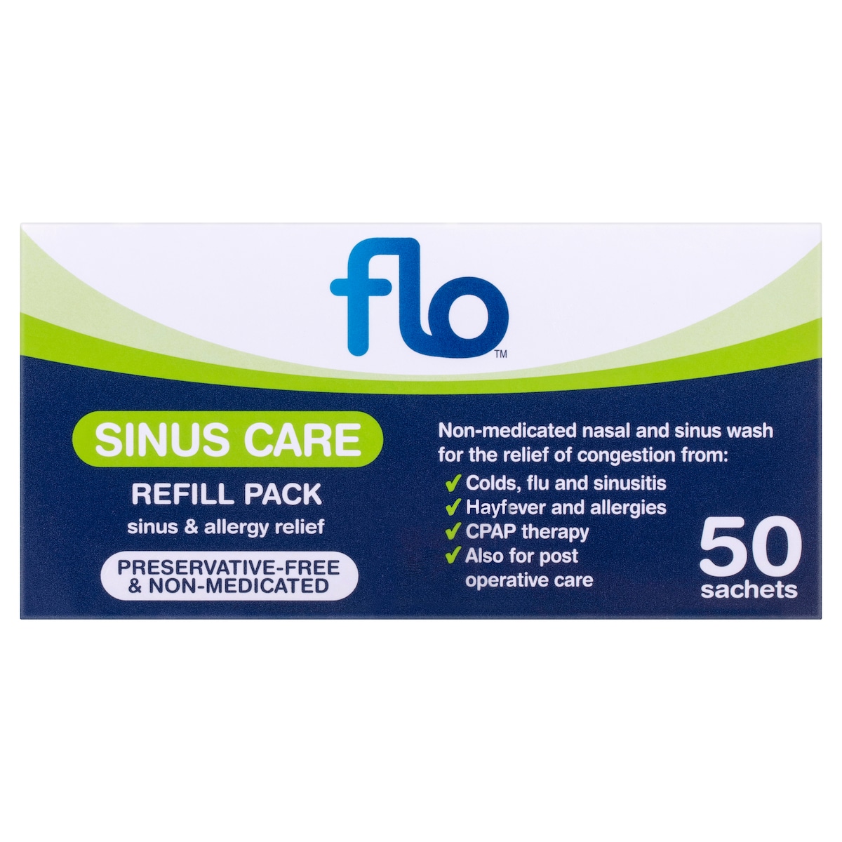 Flo Sinus Care Refill Pack 50 Sachets