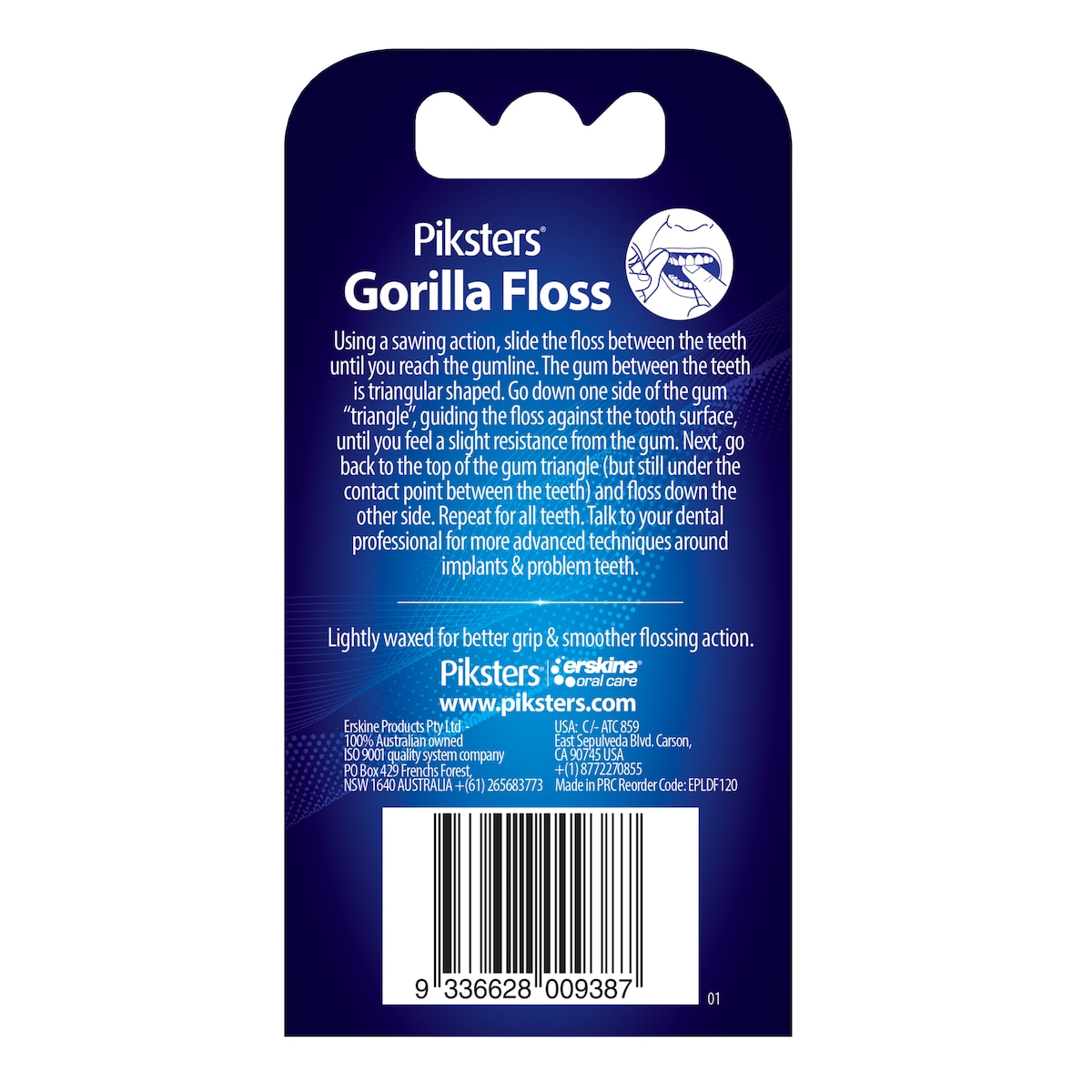 Piksters Gorilla Floss 60m x 2 Pack