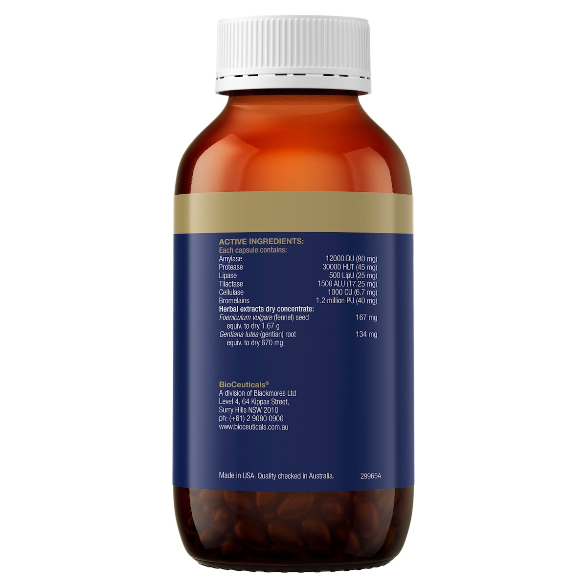 BioCeuticals MultiGest Enzymes 180 Capsules