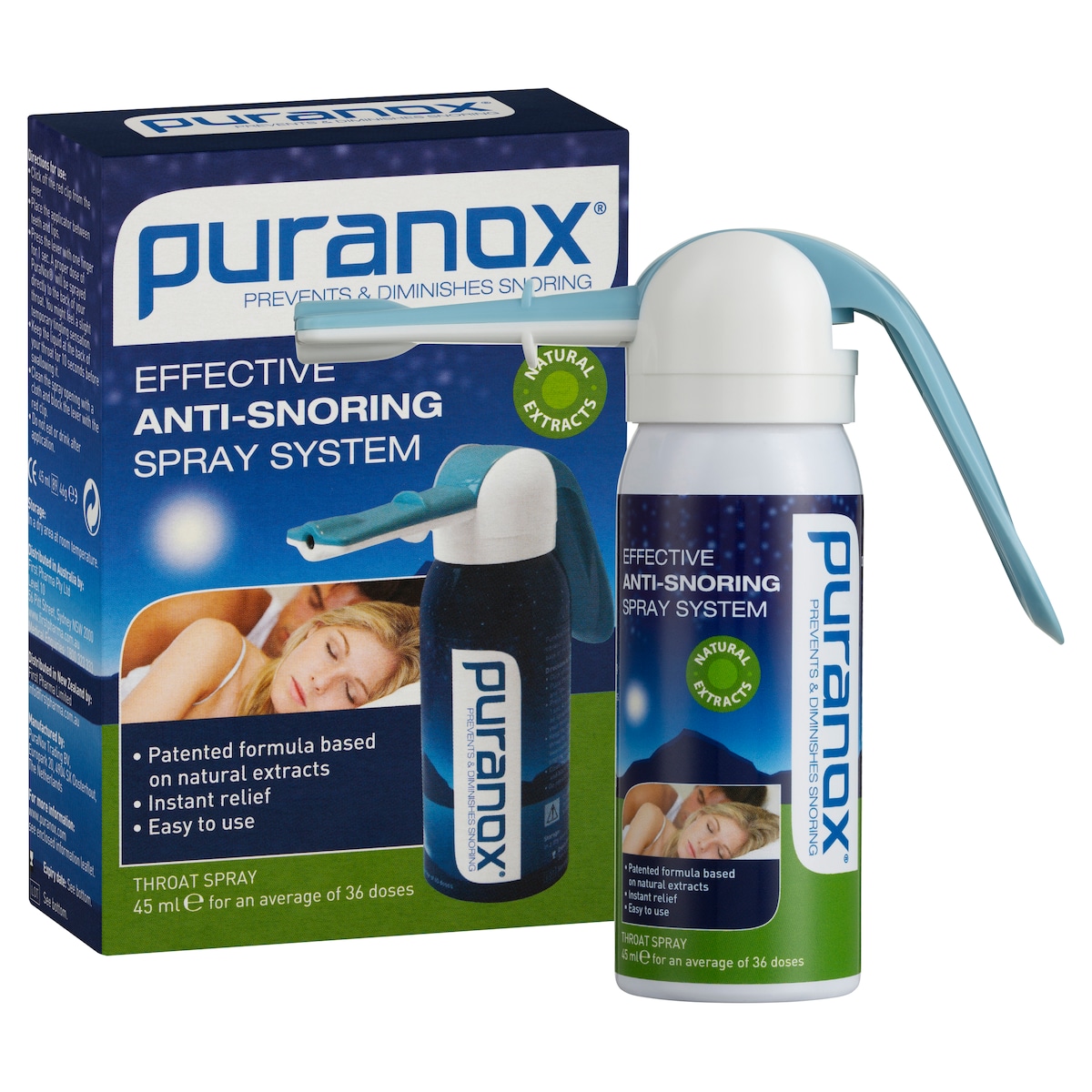 Puranox Anti-Snoring Spray 45ml