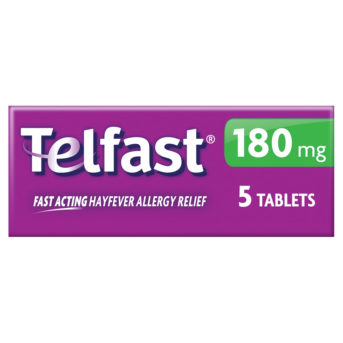 Telfast Allergy & Hayfever Relief 180mg 5 Tablets