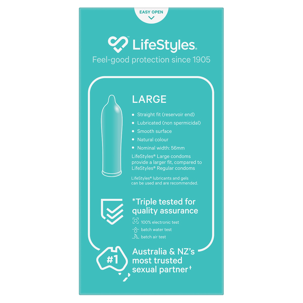 LifeStyles Large Condoms 10 Pack