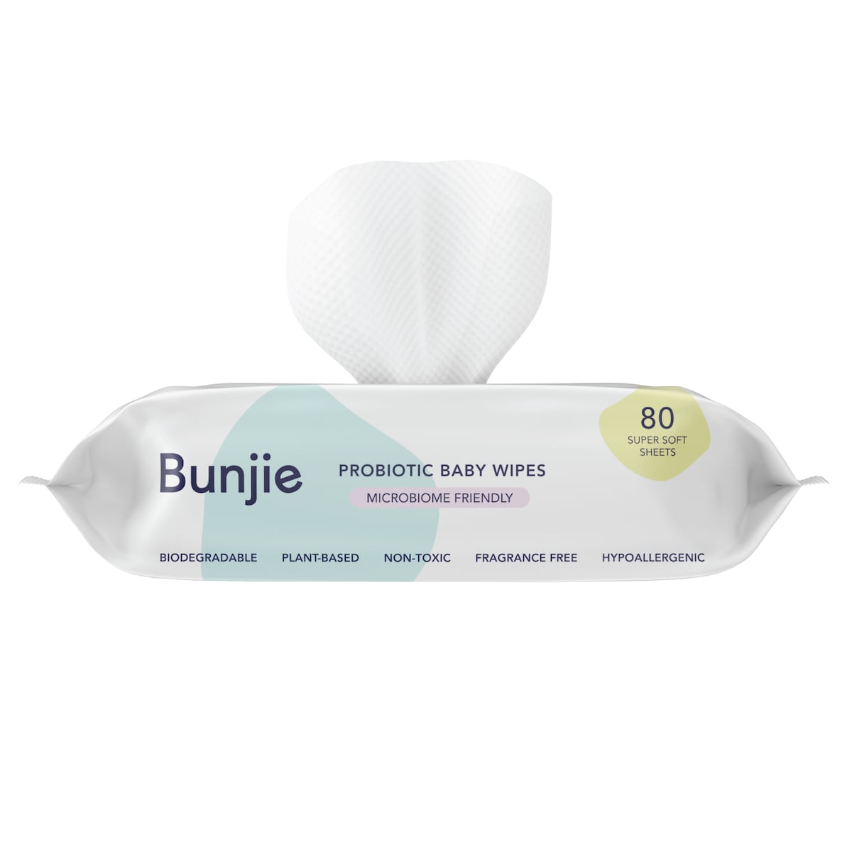 Bunjie Probiotic Baby Wipes 80 Wipes