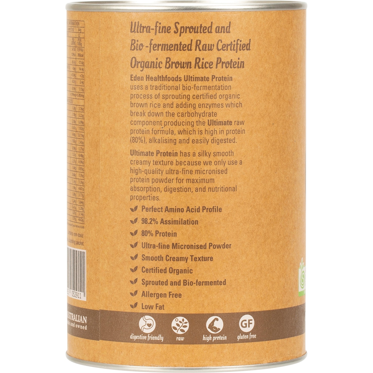 Eden Healthfoods Ultimate Vegan Protein Chocolate 400g