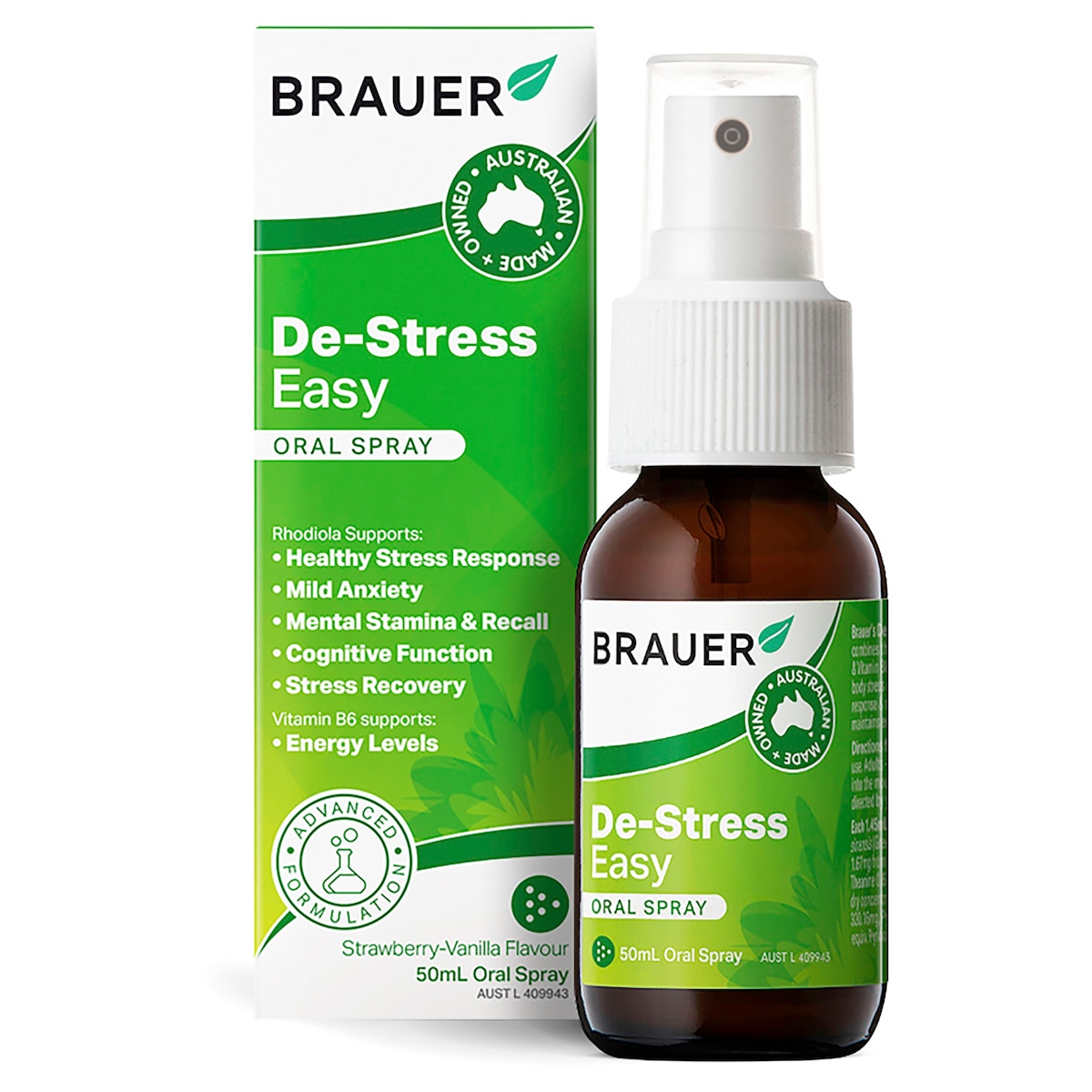 Brauer De-Stress Easy Oral Spray 50ml