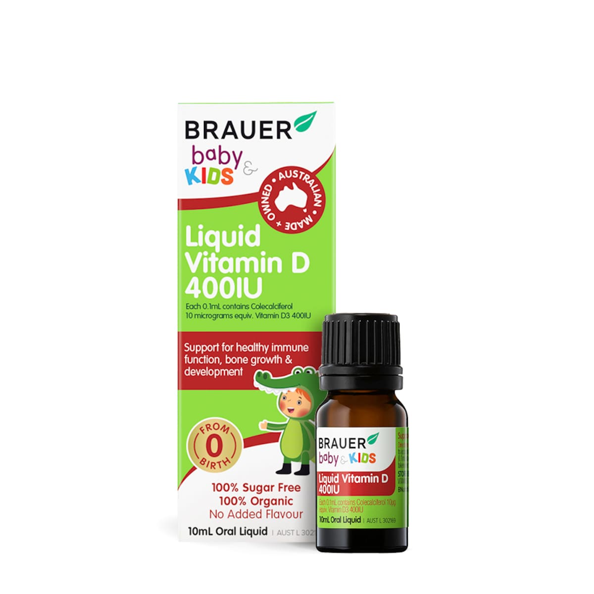 Brauer Baby & Kids Liquid Vitamin D 400IU 10ml