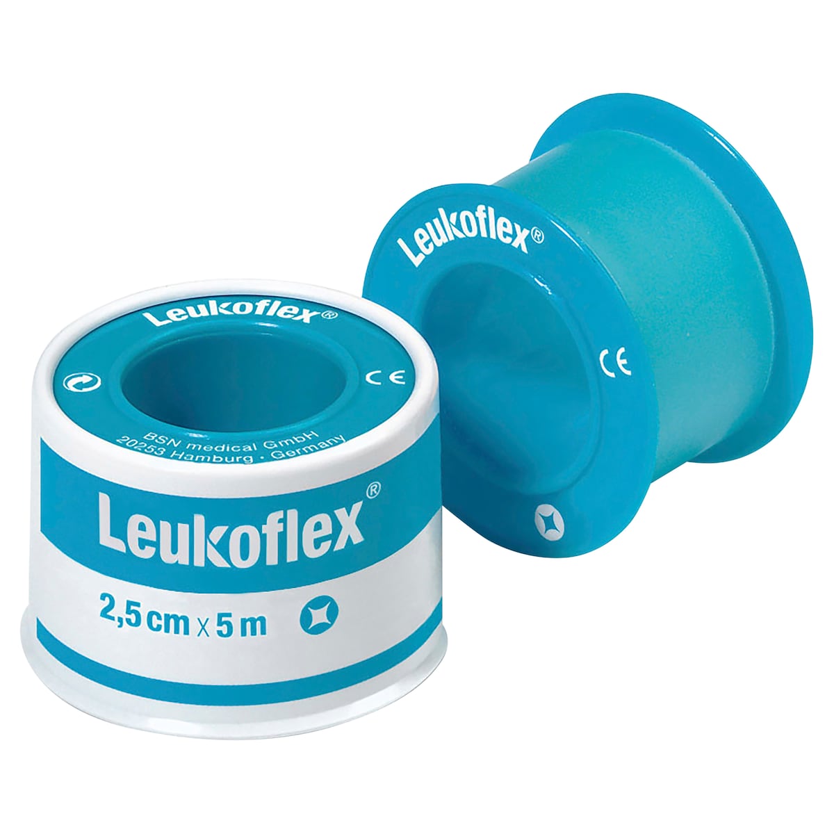 Leukoflex Hypoallergenic Waterproof Tape 2.5cm x 5m 1 Roll