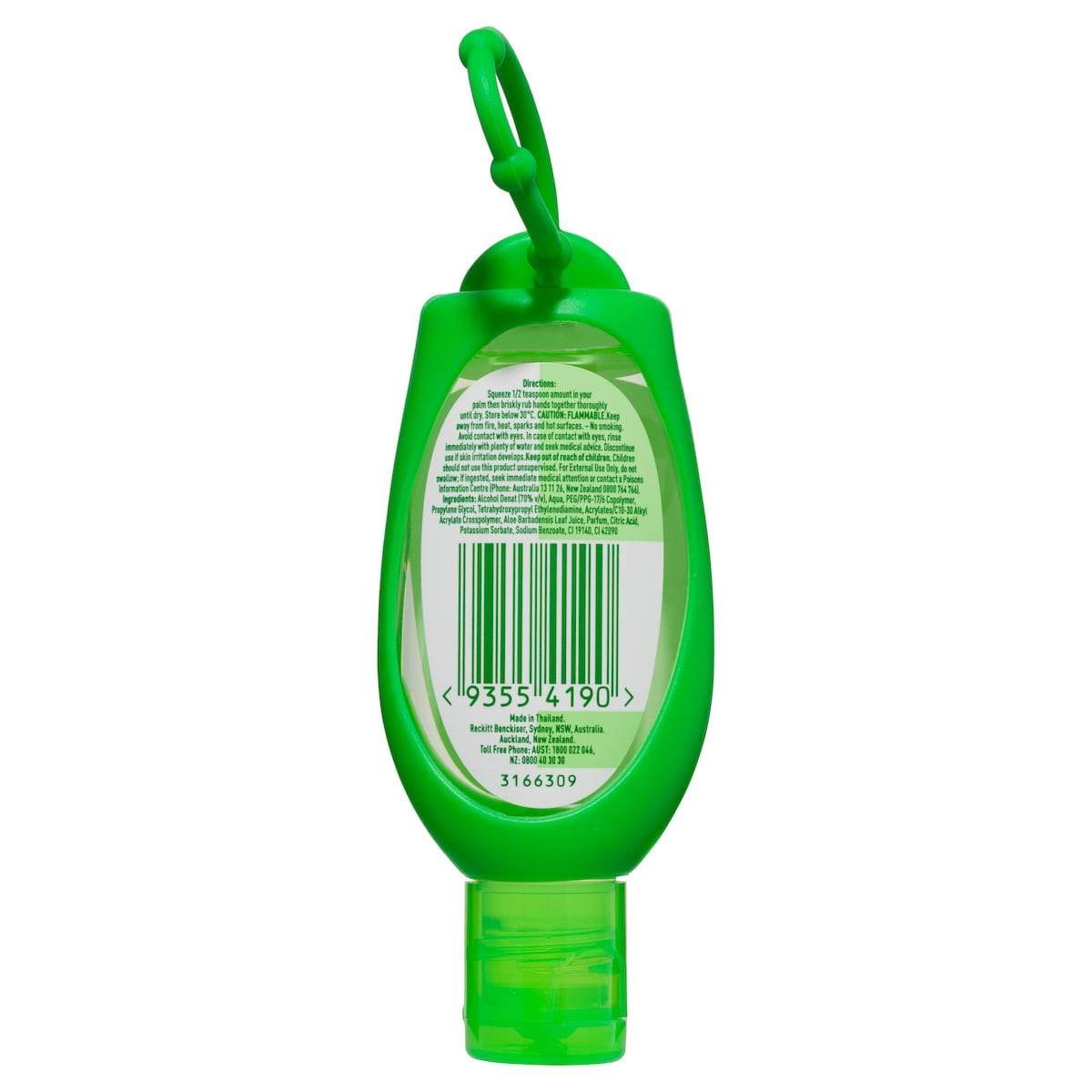 Dettol Instant Hand Sanitiser Refresh with Green Clip 50ml