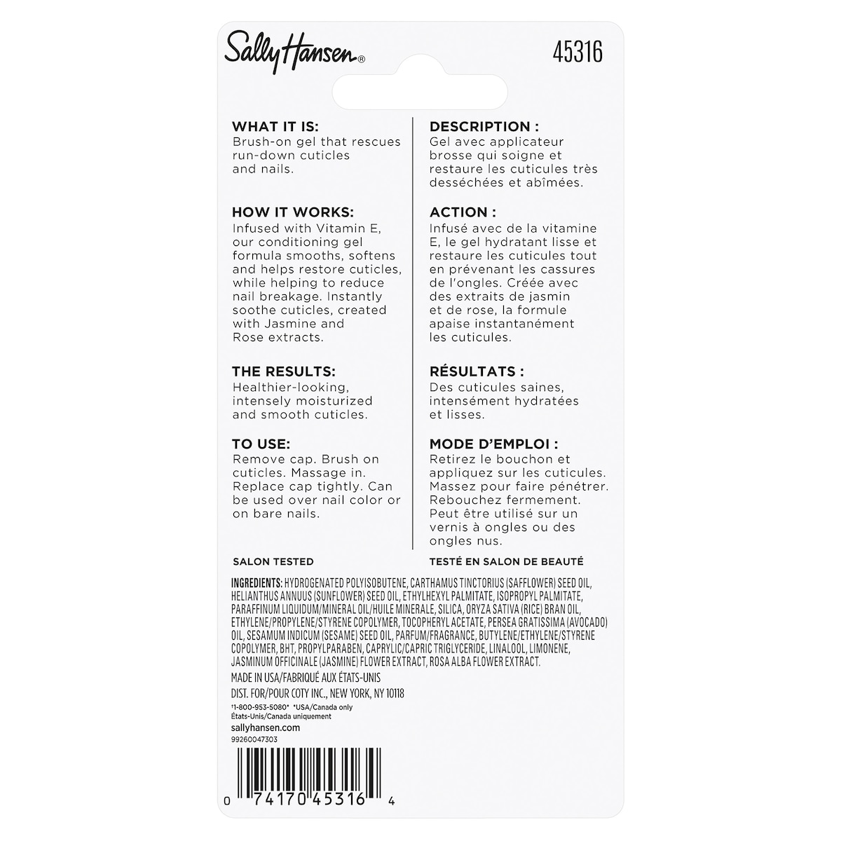 Sally Hansen Treatment Cuticle Rehab 8.8ml