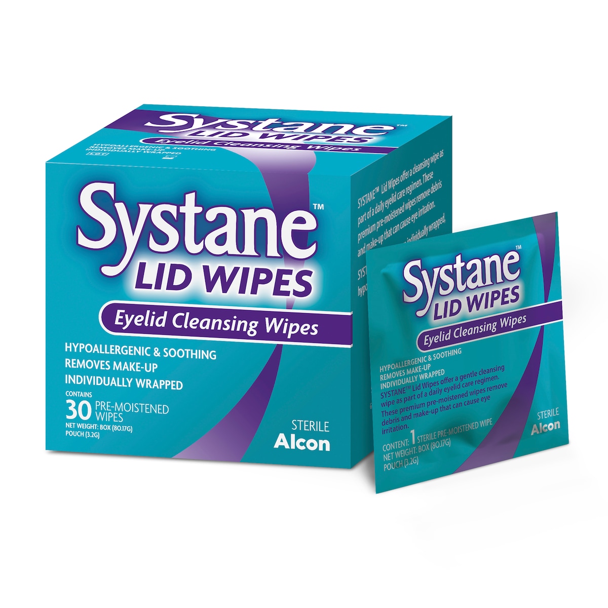 Systane Lid Wipes Eyelid Cleansing Wipes 30 Pack